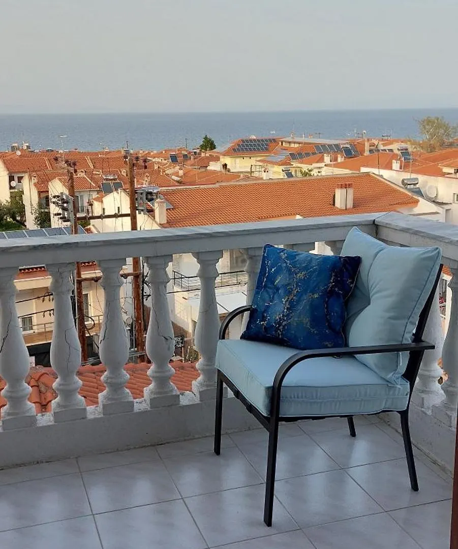 Artemis Apartments Тюркоазна Гледка Към Морето Polychrono